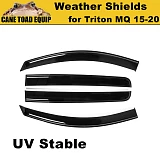 Premium Weathershields Window Visors for Triton MQ MR 2015-2022 Mitsubishi