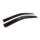 Premium Weather Shields Window Visor 4pcs for Toyota Landcruiser 200 Series 2007-2020 SUV Wagon Tinted Black 