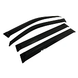 Premium Weather Shields Window Visor 4pcs for Toyota Landcruiser 200 Series 2007-2020 SUV Wagon Tinted Black 