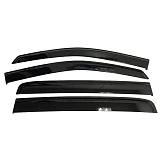 Premium Weather shields For Mazda BT50 BT-50 2012-2020 Dual Cab Weathershields Window Visors Tinted Black