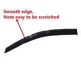 Weathershields Weather shields slim Window Visors for Nissan Navara NP300 15-20
