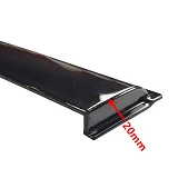 Weathershields Weather shields slim Window Visors for Nissan Navara NP300 15-20
