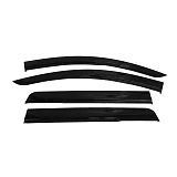 Luxury Weathershields for QE QF Pajero Sport 4pcs 2015-Onwards Tinted Black Weather Shields