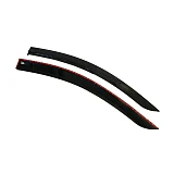 Luxury Weathershields for QE QF Pajero Sport 4pcs 2015-Onwards Tinted Black Weather Shields