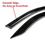 Premium Weathershields for Hilux Dual Cab 2015-20 Toyota Slim Fit Design N80