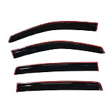 Weather Shield Window Visors weathershield for Mitsubishi Triton MN ML 2005-2014
