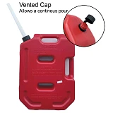 10L Heavy Duty Yellow Jerry Can w/ 2 Mounting Holders & Locks