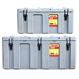 90+160L Poly Tool Box Storage Grey