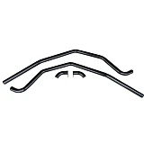 Heavy Duty Steel Side Steps / Rock Sliders with Brush Bars for Toyota Landcruiser 100 Series