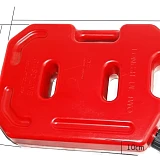 10L Heavy Duty Yellow Jerry Can w/ 2 Mounting Holders & Locks