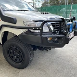 Combo Deal Overland Bullbar + Rock Sliders + Brush Bars for TOYOTA HILUX N70 Post Facelift Model 2012-2014