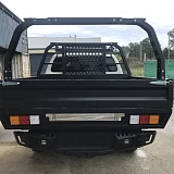 Pioneer Steel Tray with Trundle Drawer and Rear Ladder Rack Package for Dual Cab Ute 1850 x 1850
