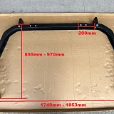 Pioneer Steel Tray with Trundle Drawer and Rear Ladder Rack Package for Dual Cab Ute 1850 x 1850