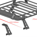 Universal Tub Rack 275mm Leg Bracket Set Multi function Carrier Cage Hilux Ranger Triton Navara Dmax Cannon All Ute