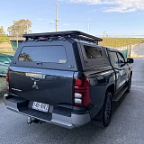 Triton 2024+ Steel Canopy - TradeCap | Pet Window + Rack