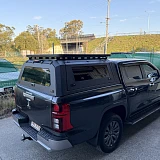 Triton 2024+ Steel Canopy - TradeCap | Pet Window + Rack