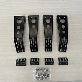 Universal Tub Rack Lower Leg Bracket Set Multi function Carrier Cage Hilux Ranger Triton Navara Dmax Cannon All Ute