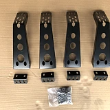 Universal Tub Rack 275mm Leg Bracket Set Multi function Carrier Cage Hilux Ranger Triton Navara Dmax Cannon All Ute