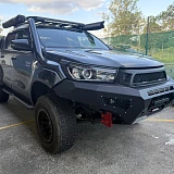 Revolution Bullbar for Toyota Hilux N80 2015-2019 | ADR Airbag | Matte Black