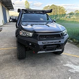 Revolution Bullbar for Toyota Hilux N80 2015-2019 | ADR Airbag | Matte Black
