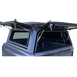 Roof Rack + Steel Canopy for Toyota Hilux SR 2018 Onwards Post facelift J deck dual cab tub only