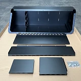 Aluminium Canopy Side Storage Bin w/ Shelving (Drivers Side)