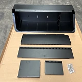 Aluminium Canopy Side Storage Bin w/ Shelving (Passenger Side)