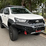 Toyota Hilux N80 2024-2025 Bullbar | ADR Airbag | Gloss Black
