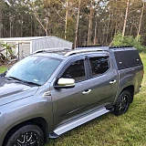 Powder Coated Aluminium Canopy for LDV T60/T60 MAX 2017+ Standard Tub only