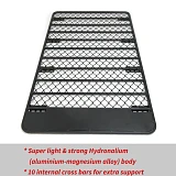 Aluminium Flat Roof Rack Full Length Gutter 2.2m fits Nissan Patrol GU GQ Landcruiser 80 70 4WD
