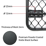 Aluminium Flat Roof Rack Full Length Gutter 2.2m fits Nissan Patrol GU GQ Landcruiser 80 70 4WD