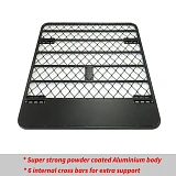 Roof Rack For Hilux Ranger Triton Navara Dmax Aluminium Dual Cab UTE Powder Coated 4WD Luggage Carrier