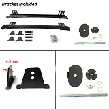 Tradesman Roof Rack for Hilux Ranger Triton Navara Dmax Aluminium Powder Coated Dual Cab UTE 4wd Luggage Basket Carrier