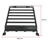 Roof Rack Basket Fits Suzuki Jimny Original mounting Points Aluminium Alloy 97-2018