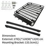 Roof Rack Fits Land Rover Discovery 3&4 Aluminium Alloy Roof Basket Cage Hydronalium