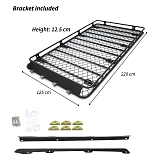Roof Basket Rack Fits Land Rover Discovery 3&4 Aluminium Alloy Cargo Cage Hydronalium 4X4 4WD
