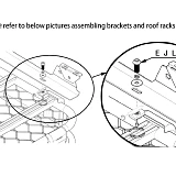 Roof Basket Rack Fits TOYOTA FJ Cruiser Aluminium Alloy Roof Tent 4X4 4WD Hydronalium