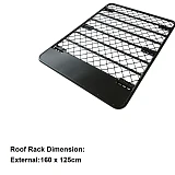Roof Rack Fits JEEP Grand Cherokee 02/11 on Aluminium Alloy Flat Low Profile Hydronalium