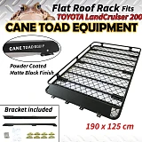 Roof Rack Cage Fits TOYOTA Land Cruiser 200 Aluminium Alloy Powder Coated Cargo 4wd Luggage Carrier Trade