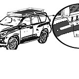 Aluminium Roof Rack Basket Fits Mitsubishi PAJERO 99-18 Cage CARGO Hydronalium Alloy