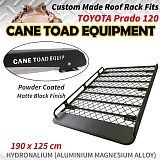 Roof Rack Basket Fits Prado 120 series Aluminium Alloy Tradesman CARGO 4X4 4WD Cage Hydronalium