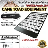 Flat Roof Rack Fits TOYOTA Prado 150 Aluminium Alloy Powder Coated Low Profile 4wd Luggage Carrier Trade