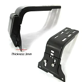 Tradesman Roof Rack Full Length Gutter Mounting Fits 2.2m fits Nissan Patrol GU GQ MQ Landcruiser 80 70 4WD