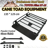 Ute Roof Rack Basket Fits TOYOTA Hilux 97-15 Powder Coated Steel Tradesman 4wd Luggage Basket Carrier