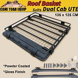 Roof Basket Fits TOYOTA Hilux Powder Coated Steel 4WD Cage Luggage Carrier Cargo
