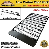 Roof Rack Fits Nissan Patrol Y62 Aluminium Alloy Flat Low Profile Platform Hydronalium