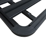 190x125cm Alloy Flat Roof Rack Platform Aluminium with Hardware for Canopy Mounting