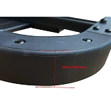 190x125cm Alloy Flat Roof Rack Platform Aluminium with Hardware for Canopy Mounting
