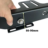 Full Length Roof Rack Backbone Mounting Rails for TOYOTA Landcruiser 200 series