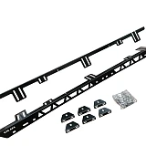 Roof Rack Backbone Mounting Rails Fits TOYOTA Prado 150 series Steel Powder Coated Low Profile 